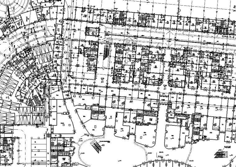 重庆知名地产中央广场首期商业建筑、给排水、暖通全套施工图。_3