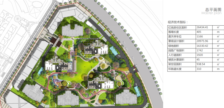 [合肥]庐阳区周湾项目景观概念方案设计（现代）A-2总平面图