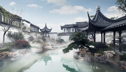 北京豪宅公寓cad资料下载-中国富豪被指热衷中式豪宅:用古代美学彰显身份