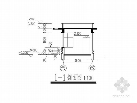 某学校大门建筑施工图- 