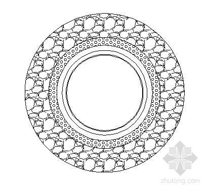 圆形喷泉设计cad资料下载-某圆形喷泉设计大样图