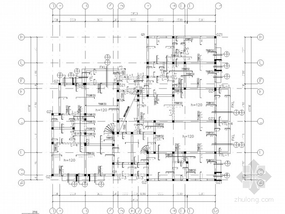 房屋结构施工施工方案资料下载-七层砌体房屋结构施工图(带PKPM模型)