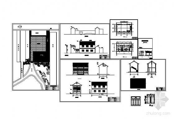 二层江南古建鸽棚设计图-3