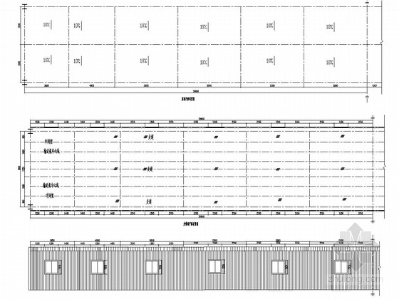 屋顶桁架施工图资料下载-皮带运输系统60米封闭桁架结构施工图