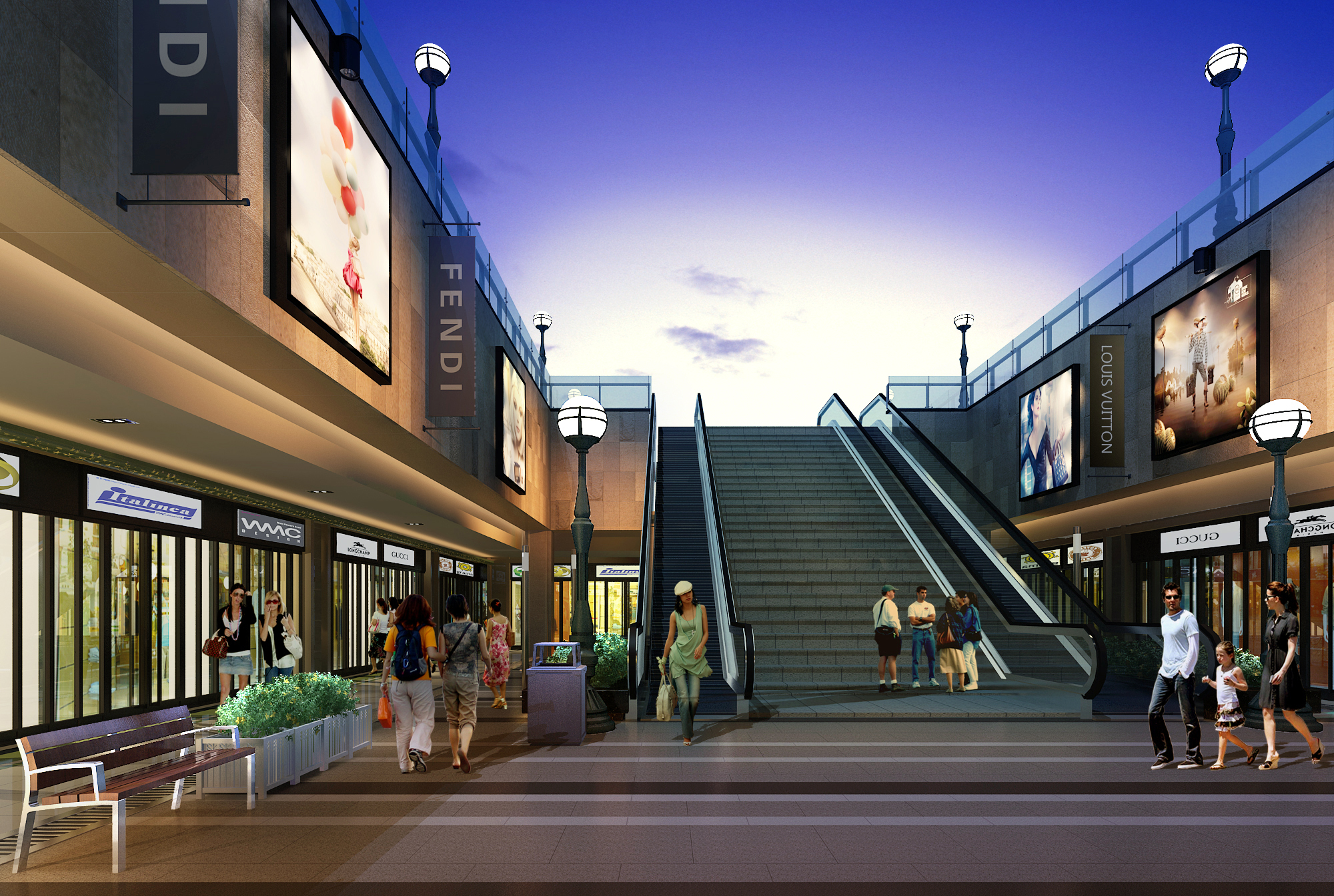 [分享]山西平阳景苑五洲汇商业街设计