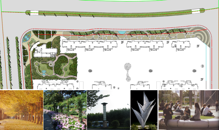 [山东]绿地济南国际花都市政绿化带景观概念设计（PDF+47页）-节点图