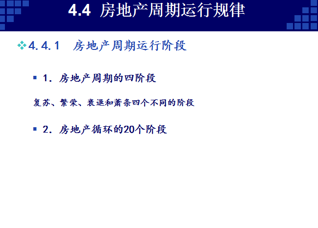 房地产投资与房地产周期（14页）-房地产周期运行规律