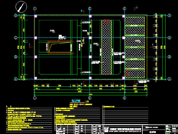 单层房详图资料下载-市政道路地道泵房结构及建筑设计施工图29张（单层框架结构、进水闸门井）