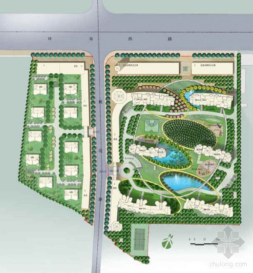 某居住小区规划设计方案资料下载-[江苏]某居住小区景观规划设计方案
