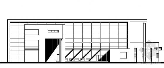 大学生活动中心建筑施工图资料下载-某大学生活动中心方案