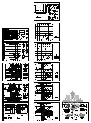 央视新址结构图纸资料下载-某中学新址图书馆结构图