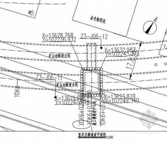 地铁隧道设计标准资料下载-某地铁隧道矿山法设计图
