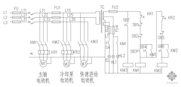 光耦继电器工作原理资料下载-CW6136B型普通车床继电器控制系统的PLC的改进设计