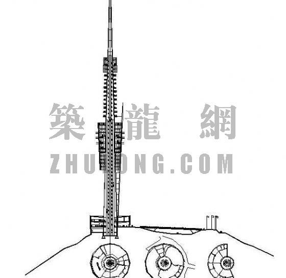 电视塔塔幕墙施工方案资料下载-梧桐山电视塔