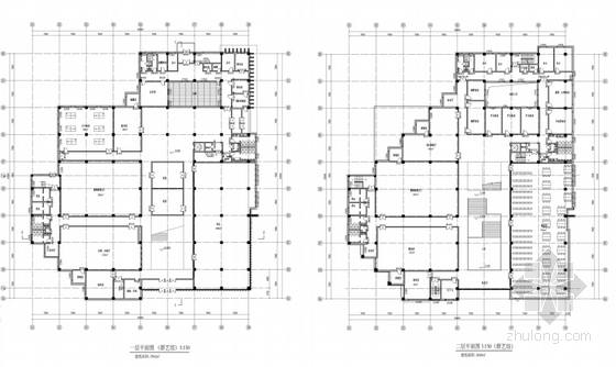 [新疆]兵团文化艺术中心规划与建筑设计(知名设计院)-兵团文化艺术中心规划与建筑设计平面图