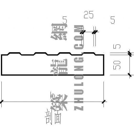 盲道铺装大样图-3