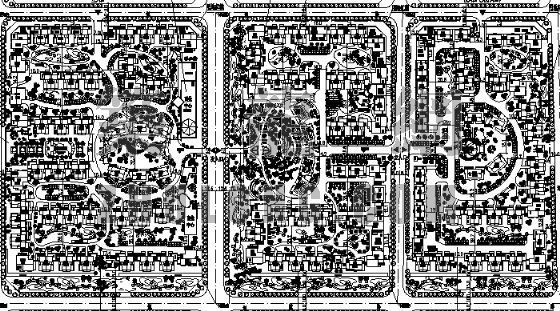 住宅小区景观方案投标文本资料下载-某住宅小区总平面投标方案图