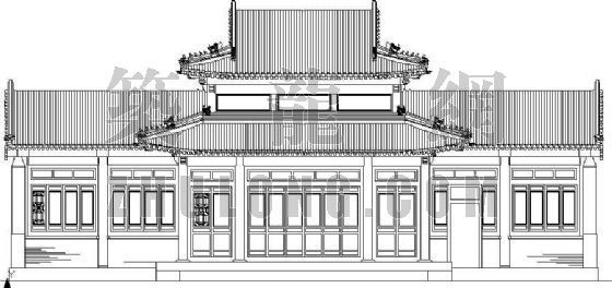 仿古戏楼建筑图资料下载-仿古建戏楼设计方案