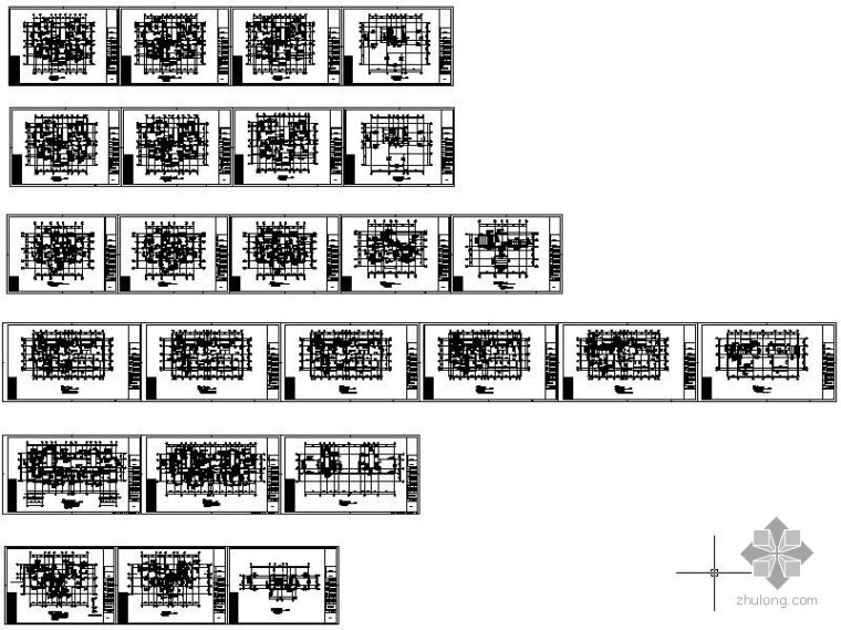 住宅改建dwg资料下载-某安居改建工程结构设计图