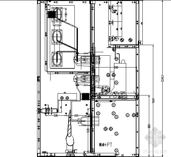中置柜和环网柜资料下载-全方案KYN28A-12中置柜总装图