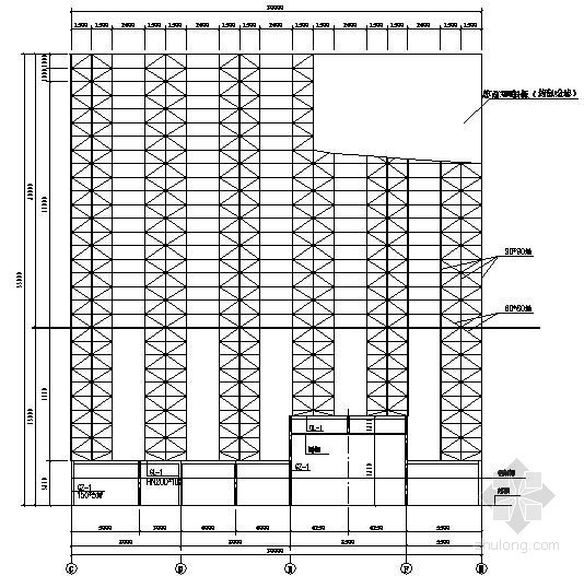桁架门施工图资料下载-钢桁架结构施工图