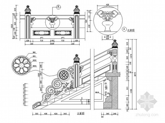 园林景观常见栏杆样式集- 