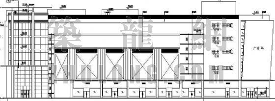 弧形桁架建筑施工图资料下载-某商场建筑施工图