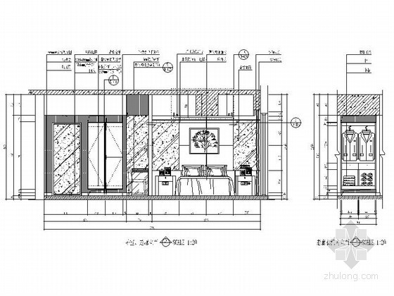 现代酒店式公寓F2户型室内装修图- 