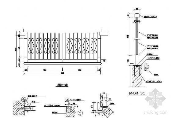 铁艺栏杆立面CAD资料下载-铁艺栏杆立面图14