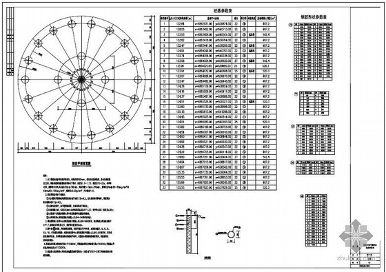 风力发电基础结构设计图资料下载-某风力发电基础结构设计图