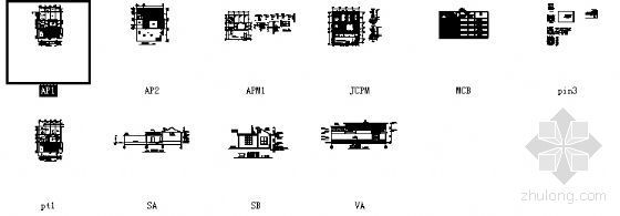某单层民居住宅建筑结构方案图-4