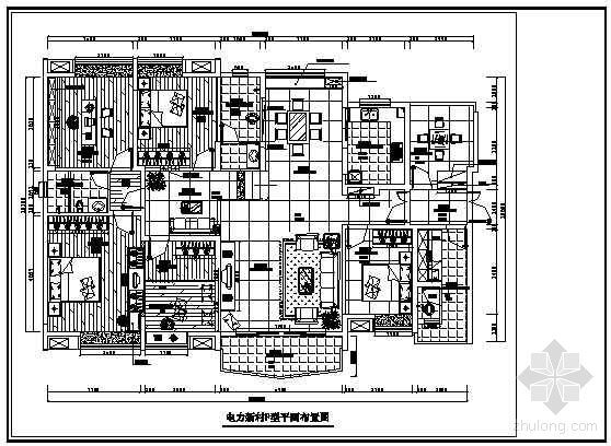 电力实验楼室内装修资料下载-电力新村室内装修图