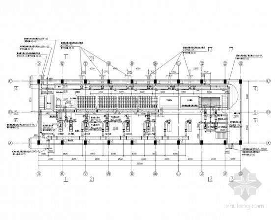 水厂设计进水泵房图纸资料下载-[北京]再生水厂膜车间工艺设计图纸