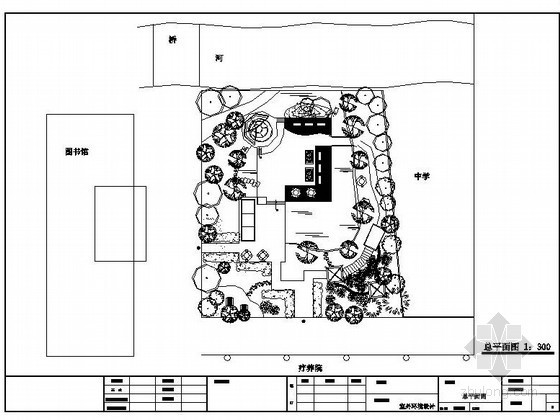 疗养院CAD图资料下载-某疗养院室外环境设计施工图