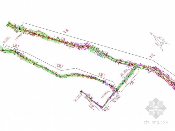 河道清淤及加固资料下载-[山东]河道清淤及拦水坝工程施工图（2015年编制）