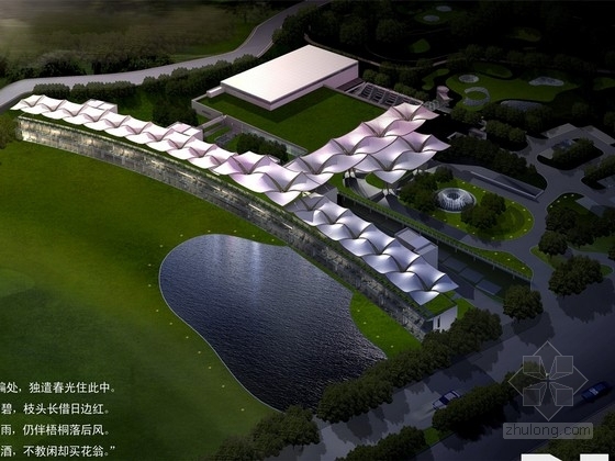 停车场cad设计方案资料下载-[北京]现代风格体育中心规划及单体设计方案文本（含CAD）