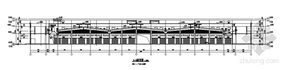 [东莞市石碣镇]某经济联合社农贸市场建筑施工套图（2009年设计）-剖立面图