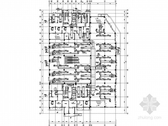 建筑暖通设计施工方案资料下载-[安徽]商住楼空调通风设计施工图(甲级设计院)