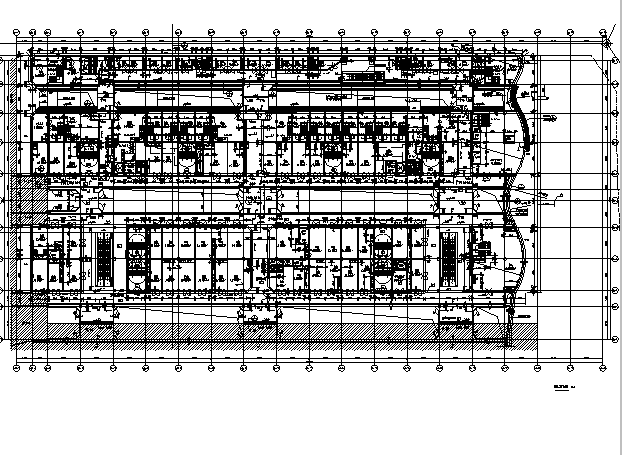 [重庆]知名地产四层外廊式商业建筑施工图-知名地产四层外廊式商业建筑施工图