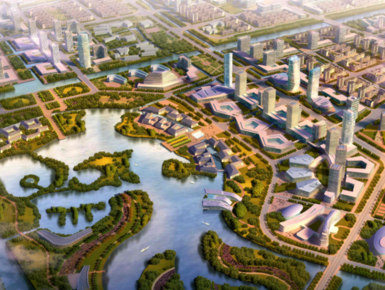 片区更新城市设计方案资料下载-[上海]南桥新城城市设计方案文本