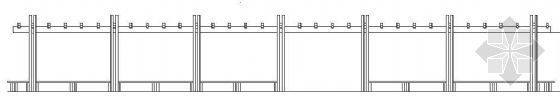 小木桩景观施工图资料下载-景观花架施工图