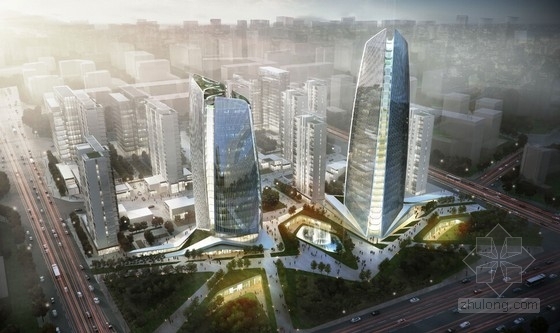 小型设计方案文本车库资料下载-[北京]高成长中小型企业服务示范园规划设计方案文本
