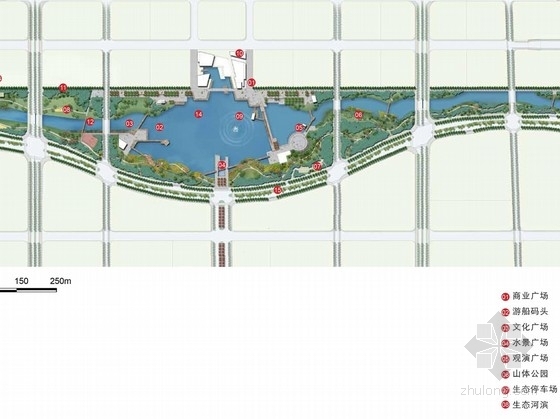 上海中央商务区设计资料下载-[上海]国际商务城核心区中央公园景观方案深化设计
