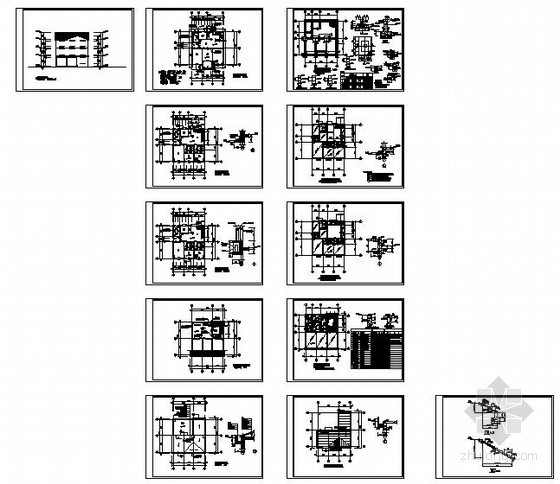 私房建筑方案设计资料下载-某私房建筑结构设计图