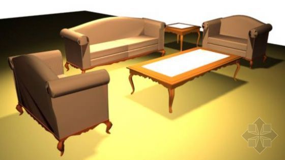 北欧家具沙发资料下载-沙发家具组合