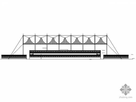 体育场栏杆施工图资料下载-[海口]某中学体育场建筑施工图