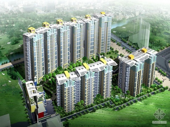 一梯三户低层住宅平面图资料下载-[北京]亮马河某小区建筑方案文本及CAD扩初（包括各专业设计说明）
