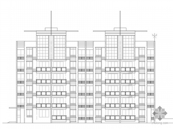 温州建筑资料下载-[温州]某六层住宅建筑施工图-1号、4号楼
