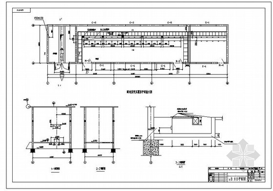 低压配电室图图集资料下载-某厂低压配电室结构设计图