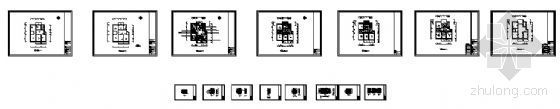 公寓改住宅两室一厅资料下载-三室一厅全套施工图